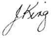 Joanne King's signature